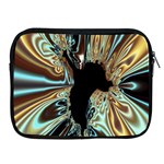 Silver Gold Hole Black Space Apple iPad 2/3/4 Zipper Cases Front