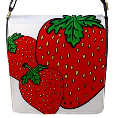 Strawberry Holidays Fragaria Vesca Flap Messenger Bag (s) by Nexatart