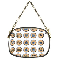 Social Media Icon Icons Social Chain Purses (one Side)  by Nexatart