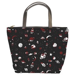 Space Pattern Bucket Bags by Valentinaart