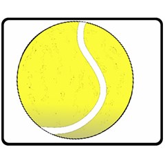 Tennis Ball Ball Sport Fitness Fleece Blanket (medium)  by Nexatart