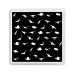 Dinosaurs pattern Memory Card Reader (Square)  Front