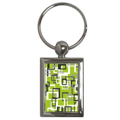Pattern Abstract Form Four Corner Key Chains (rectangle)  by Nexatart