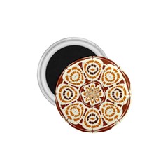 Brown And Tan Abstract 1 75  Magnets