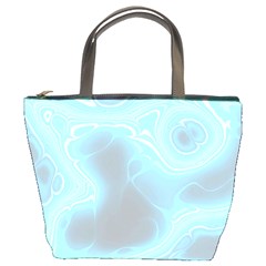 Blue Patterned Aurora Space Bucket Bags by Mariart