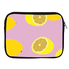 Fruit Lemons Orange Purple Apple Ipad 2/3/4 Zipper Cases by Mariart