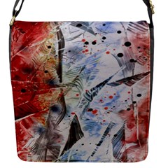 Abstract Design Flap Messenger Bag (s) by ValentinaDesign