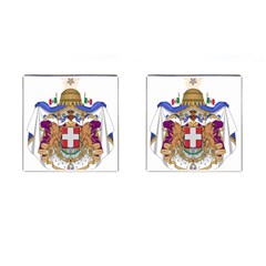 Greater Coat Of Arms Of Italy, 1870-1890 Cufflinks (square) by abbeyz71