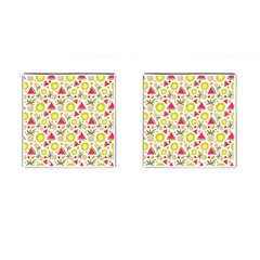 Summer Fruits Pattern Cufflinks (square) by TastefulDesigns