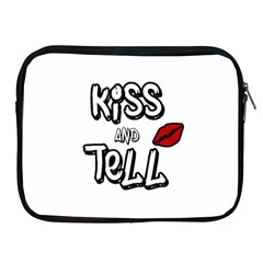 Kiss And Tell Apple Ipad 2/3/4 Zipper Cases by Valentinaart