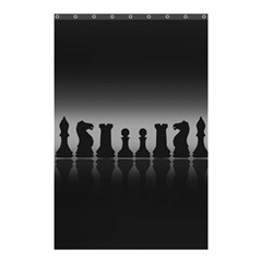 Chess Pieces Shower Curtain 48  X 72  (small)  by Valentinaart