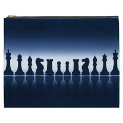 Chess Pieces Cosmetic Bag (xxxl)  by Valentinaart