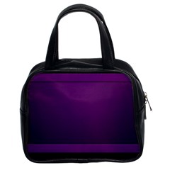 Board Purple Line Classic Handbags (2 Sides) by Mariart