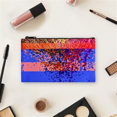 Glitchdrips Shadow Color Fire Cosmetic Bag (small) 