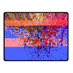 Glitchdrips Shadow Color Fire Fleece Blanket (small) by Mariart