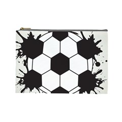 Soccer Camp Splat Ball Sport Cosmetic Bag (large)  by Mariart