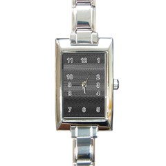 Shadow Faintly Faint Line Included Static Streaks And Blotches Color Gray Rectangle Italian Charm Watch by Mariart