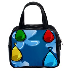 Water Balloon Blue Red Green Yellow Spot Classic Handbags (2 Sides) by Mariart