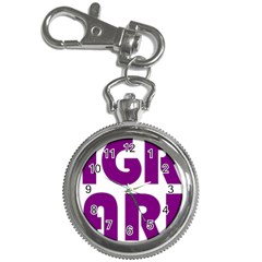 Migraine Warrior With Ribbon Key Chain Watches by MigraineursHideout