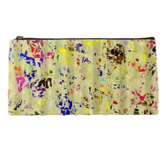 Paint Strokes On A Wood Background              Pencil Case by LalyLauraFLM