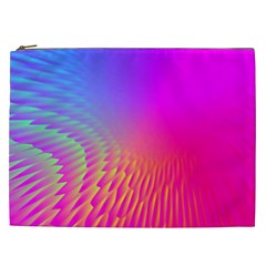 Light Aurora Pink Purple Gold Cosmetic Bag (xxl)  by Mariart