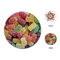 Jelly Beans Candy Sour Sweet Playing Cards (round)  by BangZart