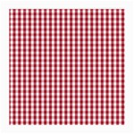 Usa Flag Red Blood Large Gingham Check Medium Glasses Cloth (2-Side) Front