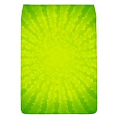 Radial Green Crystals Crystallize Flap Covers (s)  by BangZart