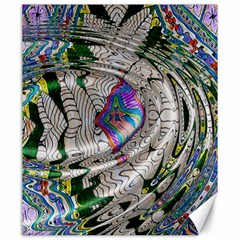 Water Ripple Design Background Wallpaper Of Water Ripples Applied To A Kaleidoscope Pattern Canvas 20  X 24   by BangZart