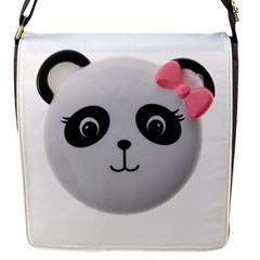 Pretty Cute Panda Flap Messenger Bag (s) by BangZart