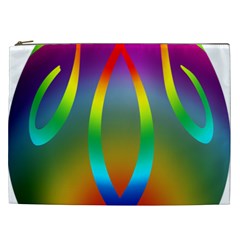 Colorful Easter Egg Cosmetic Bag (xxl) 