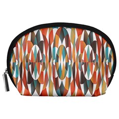 Colorful Geometric Abstract Accessory Pouches (large)  by linceazul