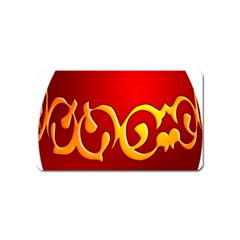 Easter Decorative Red Egg Magnet (name Card)