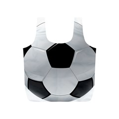 Soccer Ball Full Print Recycle Bags (s)  by BangZart