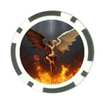 Angels Wings Curious Hell Heaven Poker Chip Card Guard Back