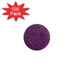 Purple Colorful Glitter Texture Pattern 1  Mini Magnets (100 pack)  Front