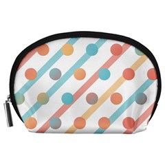 Simple Saturated Pattern Accessory Pouches (large)  by linceazul