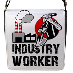 Industry Worker  Flap Messenger Bag (s) by Valentinaart