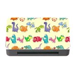 Group Of Funny Dinosaurs Graphic Memory Card Reader with CF Front