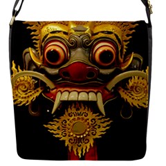 Bali Mask Flap Messenger Bag (s)