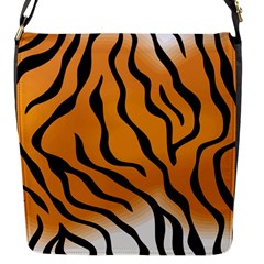Tiger Skin Pattern Flap Messenger Bag (s) by BangZart