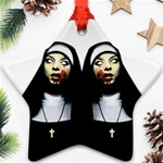 Horror nuns Star Ornament (Two Sides) Back