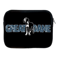 Great Dane Apple Ipad 2/3/4 Zipper Cases by Valentinaart
