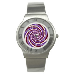 Woven Spiral Stainless Steel Watch