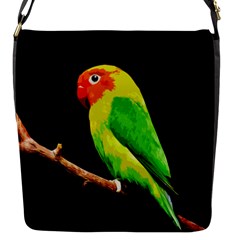 Parrot  Flap Messenger Bag (s) by Valentinaart
