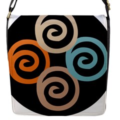 Abroad Spines Circle Flap Messenger Bag (s) by Mariart