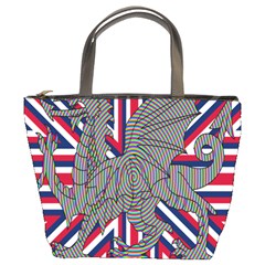 Alternatively Mega British America Dragon Illustration Bucket Bags by Mariart