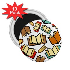 Friends Library Lobby Book Sale 2 25  Magnets (10 Pack)  by Mariart