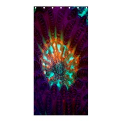 Live Green Brain Goniastrea Underwater Corals Consist Small Shower Curtain 36  X 72  (stall)  by Mariart