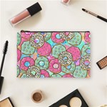 Donuts pattern Cosmetic Bag (Medium)  Front